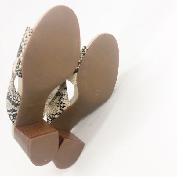 Cole Haan Dakota Crosscross Mule Sandal Snakeskin - Picture 9 of 9